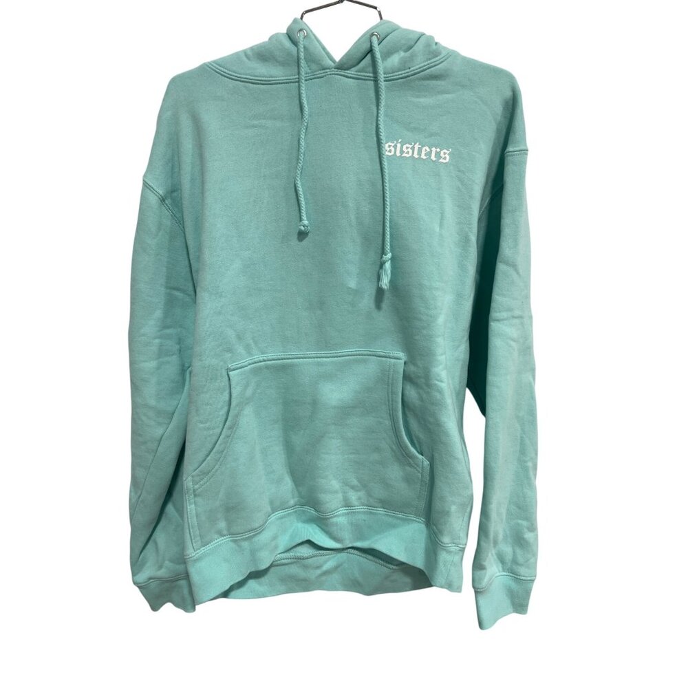 Sisters Pullover Hoodie Sweatshirt Women Small Long Sleeve Cotton Lounge Relaxed